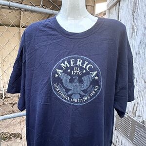 Navy Blue Graphic T-Shirt